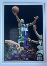 2003-04 Topps Chrome - T.J. Ford #118 Refractor (RC)