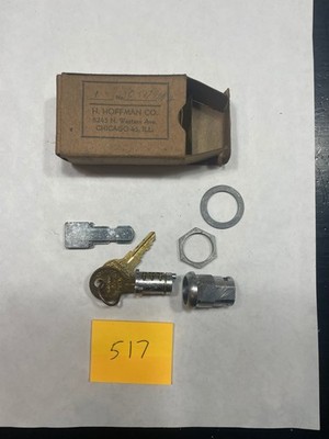 VINTAGE H. HOFFMANN CO.- CHICAGO LOCK CO. #C51791K4 CABINET / FILE LOCK 