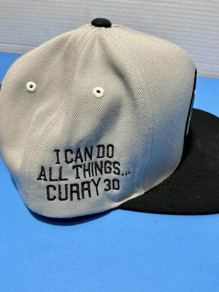 💥Rare 2016 Mitchell & Ness Warriors Snapback Hat Curry 30 “I Can Do All Things” - Image 4 of 4