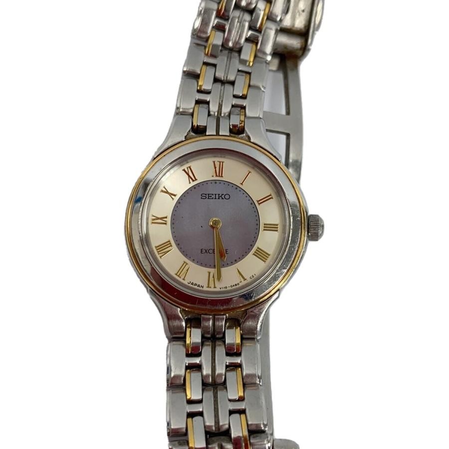 SEIKO V110-0AA0 Case Size 2.3 ×2.5cm Wrist Size 22cm Used Watch