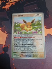 Pokemon TCG Card Eevee - 074/131 - Common - Reverse Holo - Near Mint