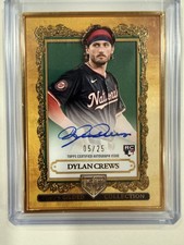 2025 Topps Gilded - Dylan Crews Auto #GOG-DC /25 Framed Gallery Of Gold (RC, AU)
