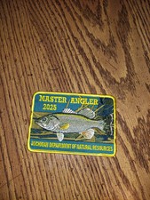 2025 MICHIGAN DNR MASTER ANGLER FISH PATCH 