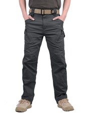 Mens Combat Trousers Tactical Work Wear Cargo Pocket Outdoor Army Security Pants