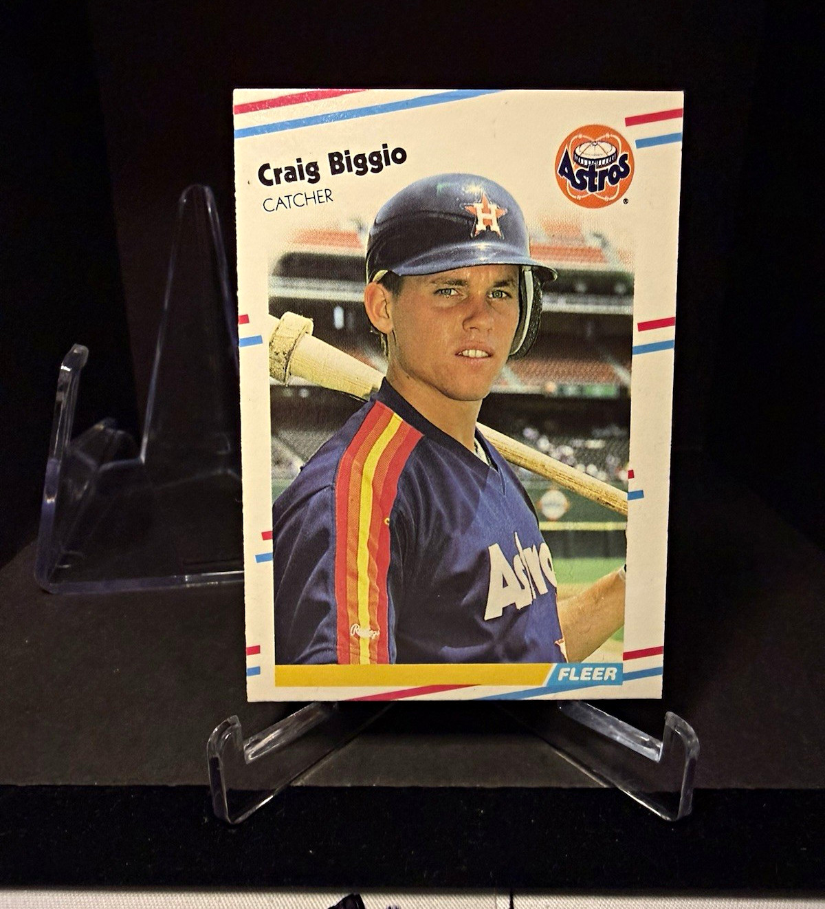 Fleer 1988 Update Craig Biggio #U-89 Rookie Card Houston Astros