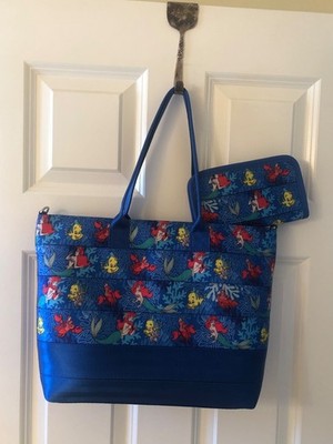 Harveys Seatbelt Disney's The Little Mermaid Tote and Wallet Set