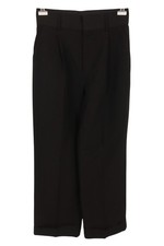 Philosophy di Lorenzo Serafini Damen Hose Gr. 40 (IT 46) Schwarz NEU Stoffhose