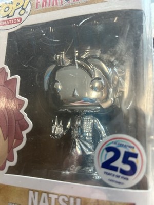 Funko Pop! Animation Fairy Tail Natsu #67 VAULTED EXCLUSIVE CHROME