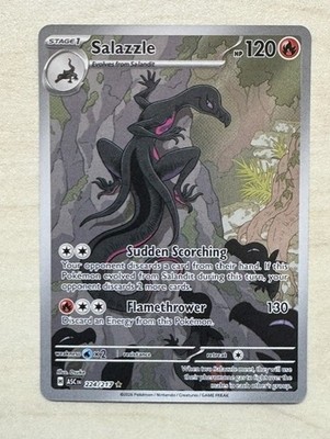 Pokémon TCG Salazzle 224/217 Ascended Heroes Illustration Rare NM