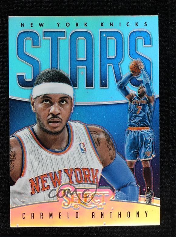 2013-14 Panini Select Stars Silver Prizm Carmelo Anthony #7 HOF