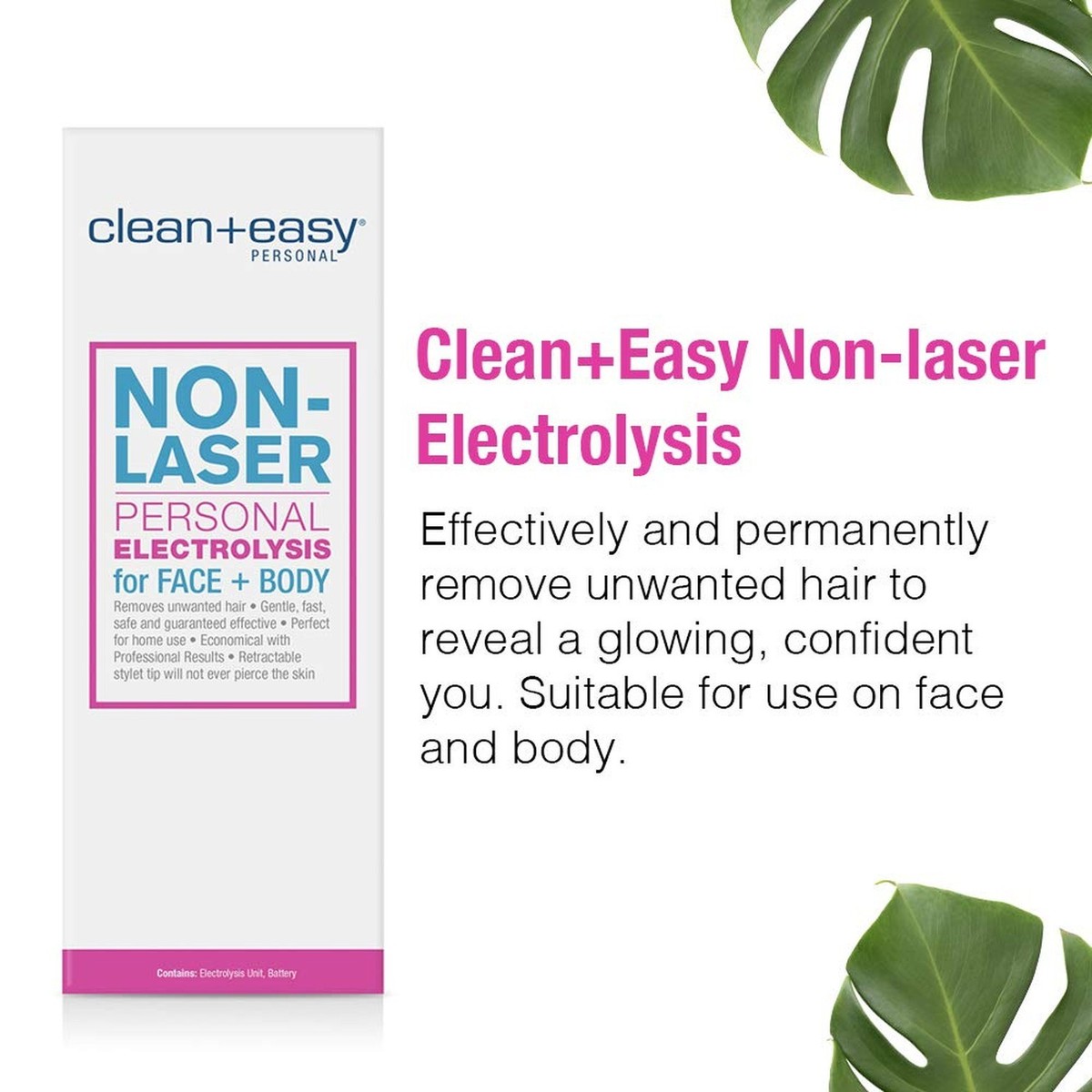 Clean + Easy Electrolysis Machine for Permanent Hair Removal - Non