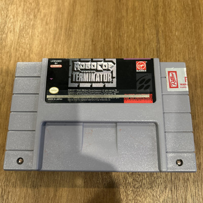 Robocop Versus Vs The Terminator Super Nintendo SNES Cartridge Only Tested