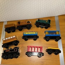 Thomas The Train Wooden Lot Of 9 Nice Collection