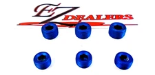 Engine Block Intake Manifold Aluminum Plug Kit 1/2" NPT 3/8" NPT Blue ANODIZED