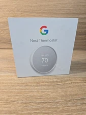 Google Nest Smart Thermostat, White  - G4CVZ-US 24 volt NEW Unopened Box