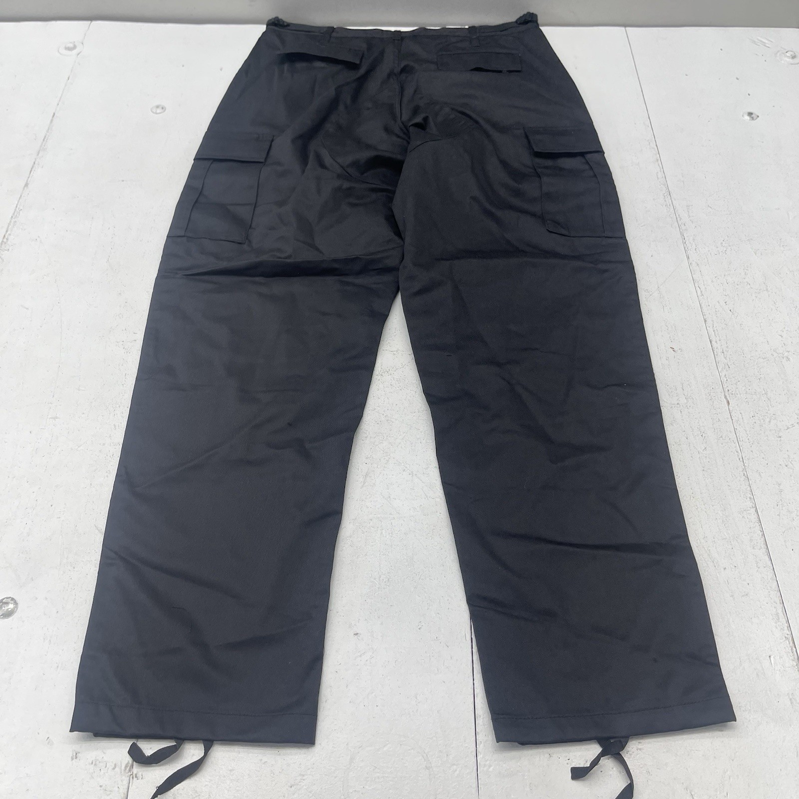 Advantex Black Drawstring Ankle Cargo Uniform Pan… - image 11