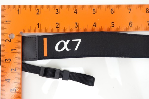 SONY ALPHA 7 camera neck strap A7 Black 1.25" Wide