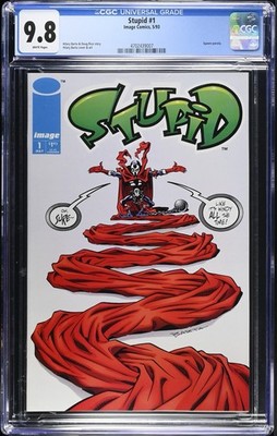 STUPID #1 - CGC 9.8 - 1993 IMAGE Comics SPAWN PARODY