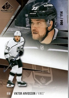 2023-24 SP Game Used Gold #1 Viktor Arvidsson /114 - HKY