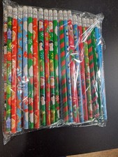 Christmas Pencils With Erasers 80ct New
