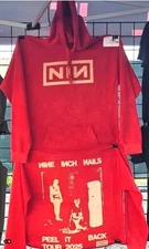 NEW NIN Nine Inch Nails Peel It Back Hoodie Reprint Unisex Gift for Fan