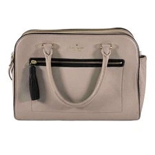 Kate Spade New York Mauve Leather Women's Satchel Handbag