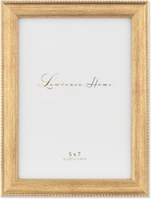 Classic Bead Picture Frame, 5X7, Gold