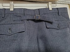 Cedar Wood State Dress Pants Men's 38 X 30" Retro Back Buckle Cinch Tweed Euc