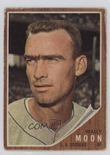 1962 Topps Wally Moon (Portrait) #190 0ha3