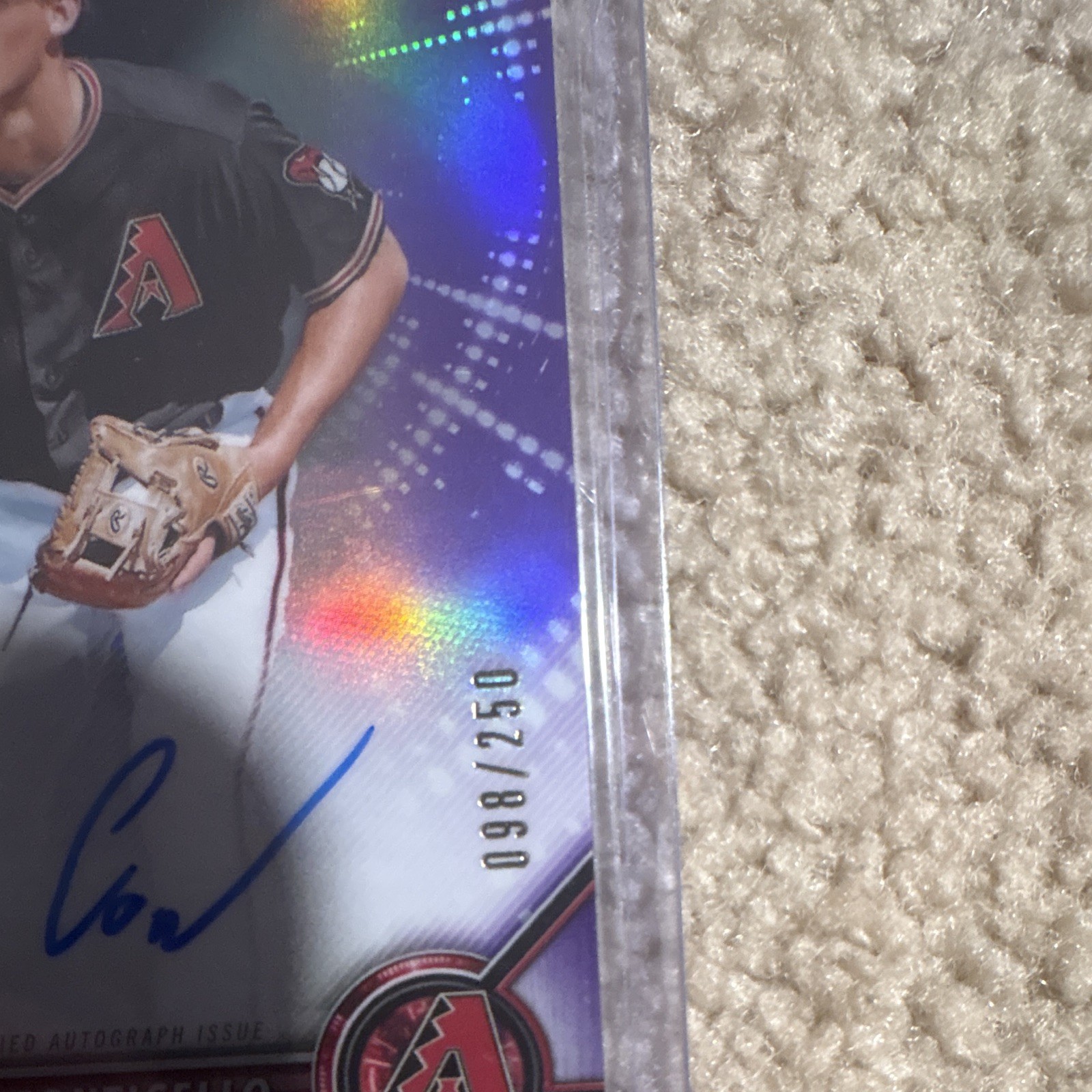 Topps 2022 Bowman Chrome Gavin Conticello Rookie Auto Purple Refractor /250 view 3