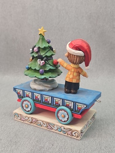 Jim Shore Peanuts Christmas Train Linus Car "All Aglow" 2017 BESCHREIBUNG LESEN! - Bild 5 von 14