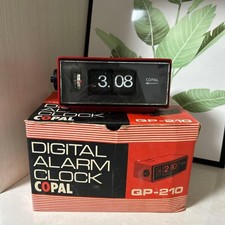 Sveglia digitale COPAL Flip QP-210 ROSSO Giappone retrò vintage