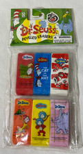 NIP Dr. Seuss Beveled Erasers 6 count - Geddes 2016