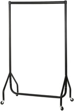 Heavy Duty Clothes Rail Garment Rail 3ft Long X 5ft High Metal Storage Rack