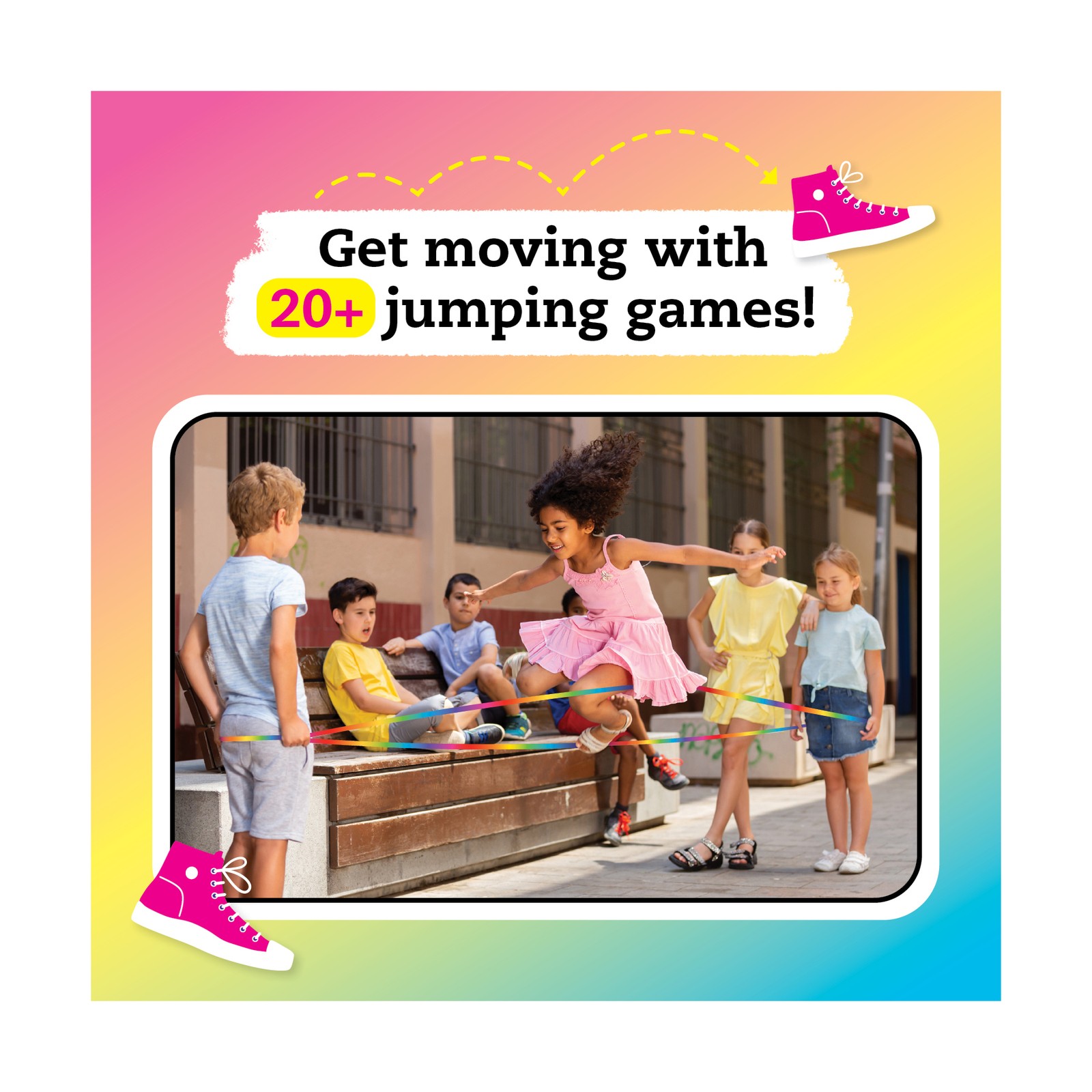 New - Klutz Jumpsies: How to Hop, Skip & Jump with Stretchy Rope - Ages 6+