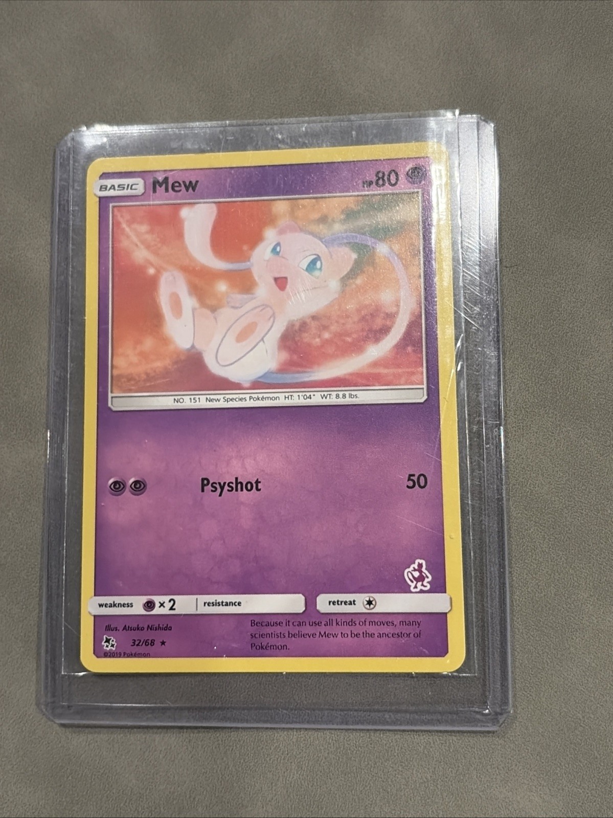 Mew 32/68 Hidden Fates NM