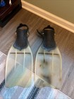 Dacor Turbo Flex Large Scuba Diving Flippers Fins Black/Clear Quick Release — photo 1