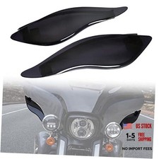 Motorcycle Adjustable Air Deflector Fairing Side Wings Windshield Adjustable