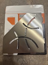 Schluter Pentagonal Corner Shelf for Tiled Walls - Curve Design, Stainless Steel