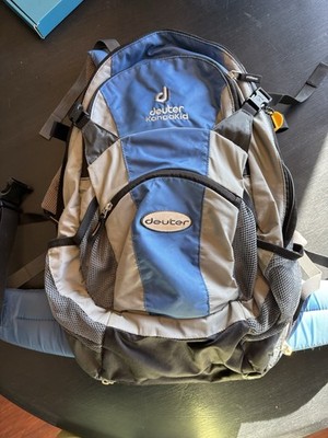 DEUTER KangaKid Backpack Kid Carrier Pack In Blue Excellent Condition