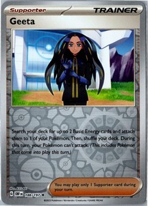 Geeta 188/197 Obsidian Flames Reverse Holo