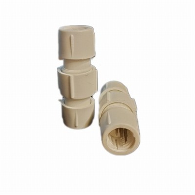 Anschlussverschraubung Lichtrohr Flexineon Rohr - Rohr Ø13mm 3-fach Gelenk...
