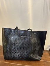 Guess Large Tote Shoulder Bag Black
