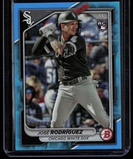 JOSE RODRIGUEZ 2024 BOWMAN SKY BLUE RC 462/499 CHICAGO WHITE SOX #52