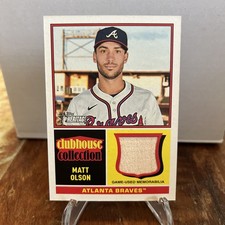 2025 Topps Heritage Clubhouse Collection Relics #CCR-MO Matt Olson Braves