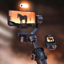 Hohem iSteady M7 3-Axis Gimbal Stabilizer AI Tracker Fill Light For Smartphone