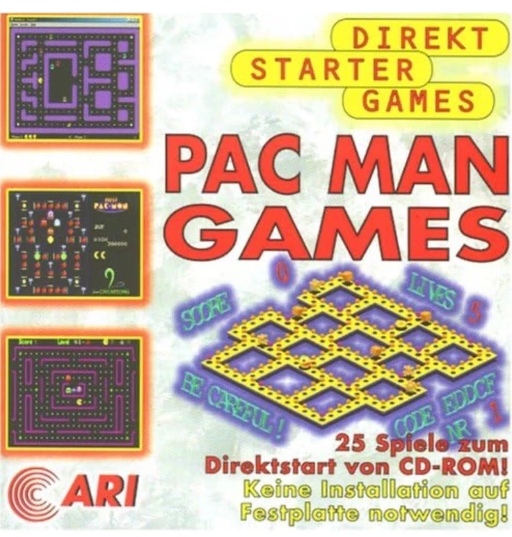 Pac-Man Games / Windows / Retro !/ Sammlerstück / Wie Neu !/ (95)
