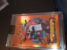 Tyler Shough 2025 Wild Card Haunted Hits Orange BOO! RC 2/5 -DH