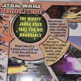 Star Wars Demolition video game for Dreamcast  - no instruction manual