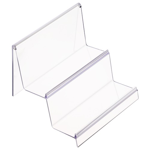 Estante de almacenamiento de escritorio de acrílico soporte de exhibición de billetera soporte de exhibición transparente - Imagen 8 de 9
